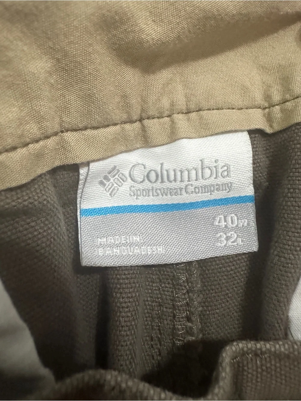 Columbia Men's Olive Green Chino Pants